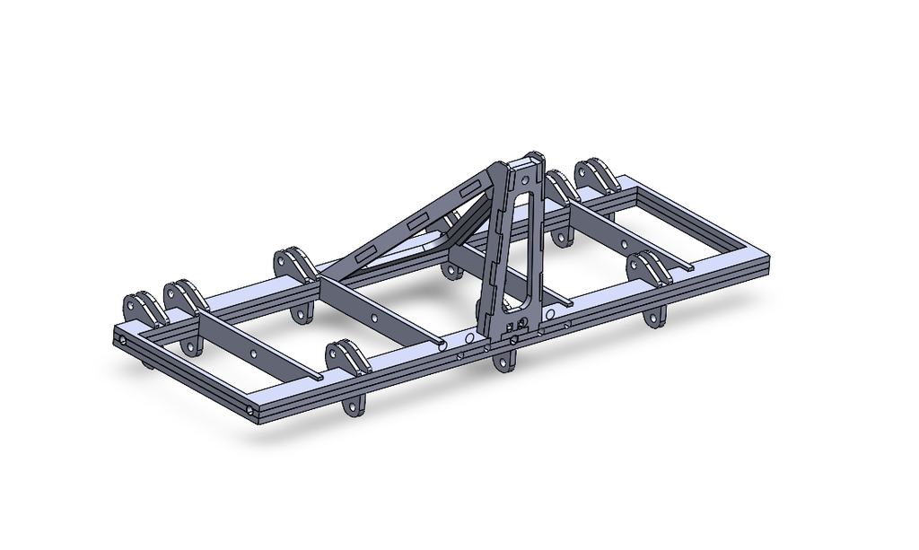 Cultivator frame